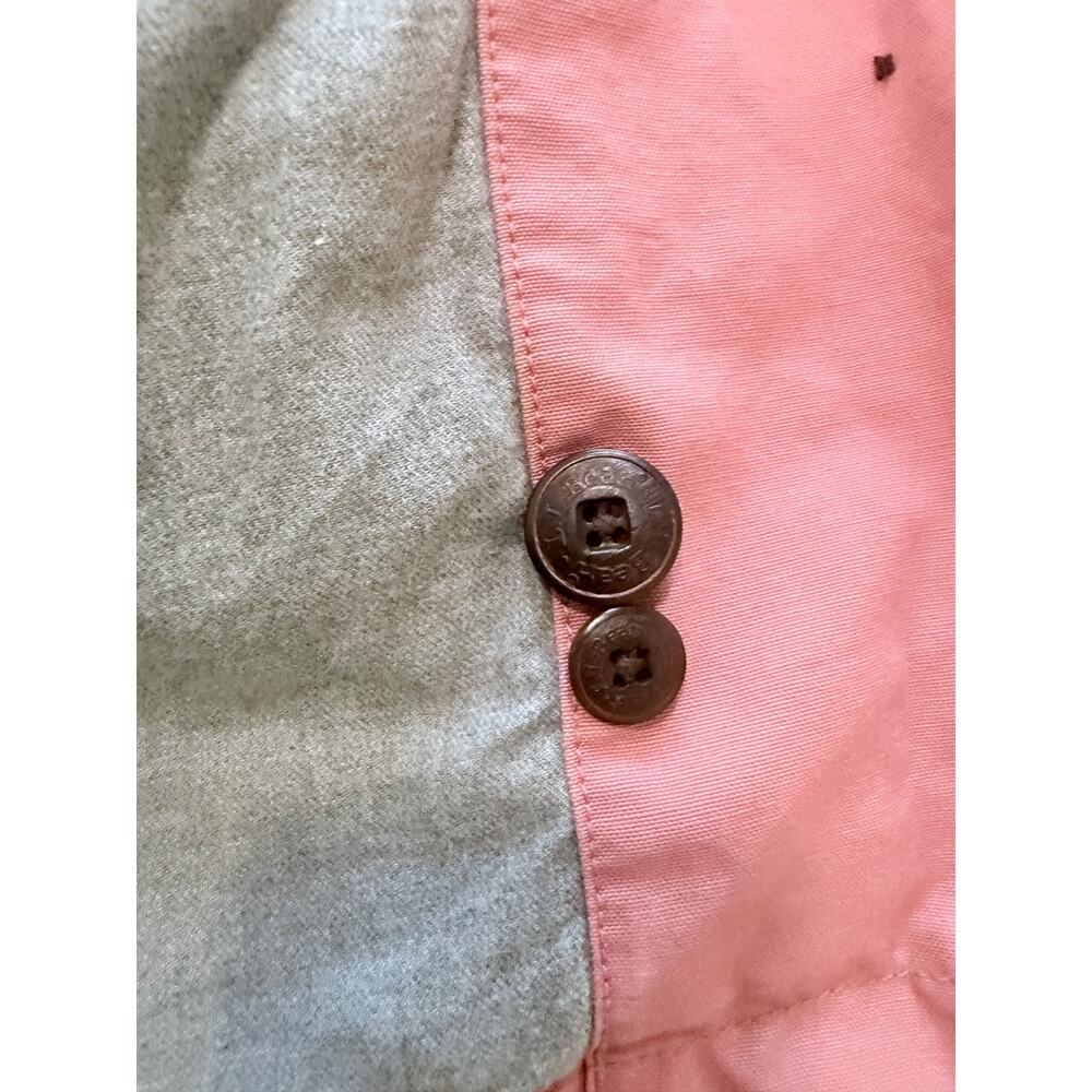 L.L. Bean Women's Chore Barn Coat Jacket Pink Rose XL Petite Brown Corduroy - Picture 11 of 12